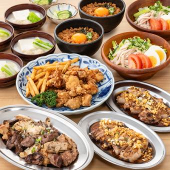 【とり家入門コース】特製タレ辰ちゃん焼き&鶏そぼろ丼で満腹!〈樽生ビールOK〉2h飲放付