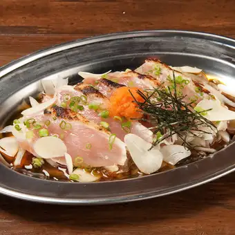 特製むね肉のタタキ 土佐造り風