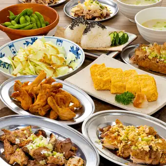 【11月1日起】【鳥屋暢享套餐】共6道菜，120分鐘無限暢飲（含生啤酒），3980日元