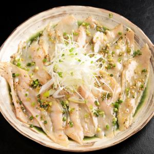 【満開名物！】薄切り塩ミノ