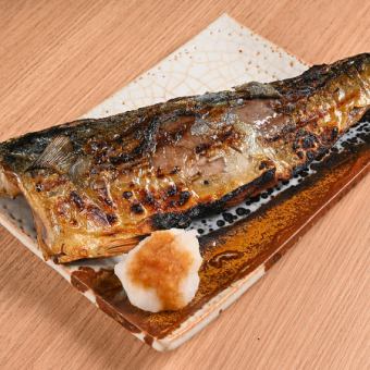 塩サバ炭火焼き