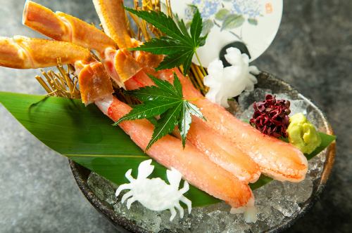 Snow crab sashimi