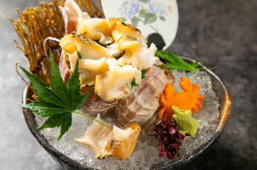 Whelk sashimi