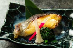 Saikyo-yaki of silver cod