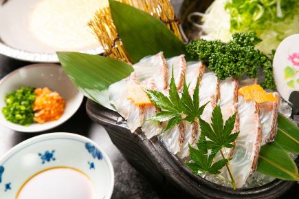 "Kanichoja Seafood Course" 10 dishes total 17,000 yen/18,700 yen (tax included)