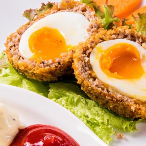 [受歡迎的肉類菜單]蘇格蘭雞蛋