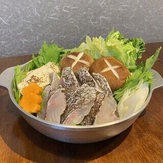 ※3日前予約推奨【長崎県産クエ鍋贅沢堪能コース】冬だけ贅沢プラン《飲放120分》