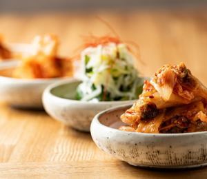 白菜キムチ　長芋キムチ　カクテキ