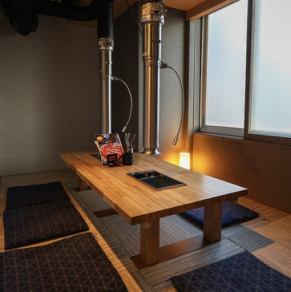 2から8名様までご利用可能の完全個室完備