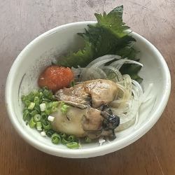 烤牡蛎配柚子醋（2个）