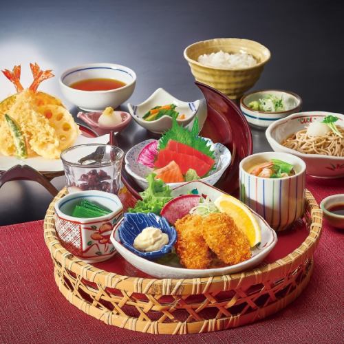 【花籠相模禪】可以享用各種食材的餐點