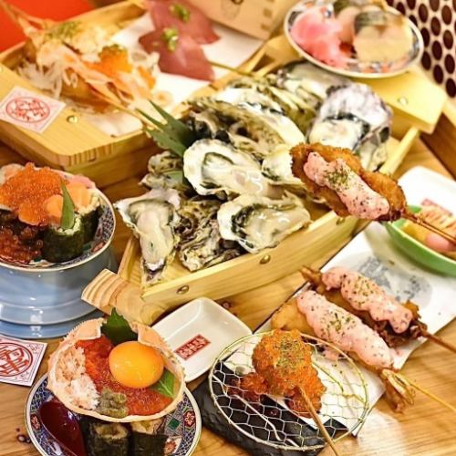 豊富な一品メニュー