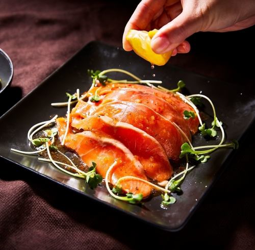 サーモンのカルパッチョ