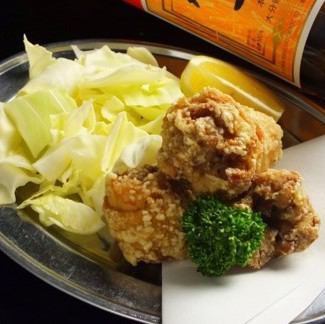 Deep-fried young chicken