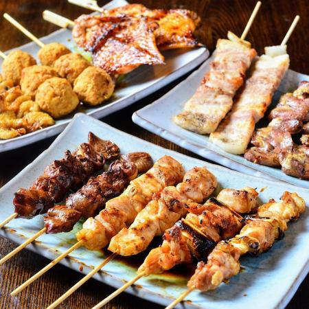 Yakitori, which is loved since its founding, has a delicious sauce and exquisite grilling ♪