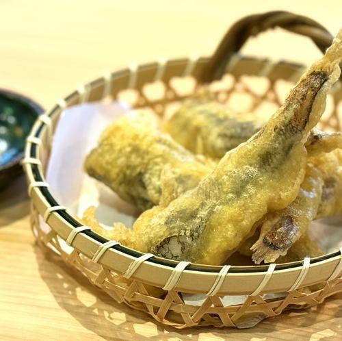 銚子産メヒカリの天ぷら