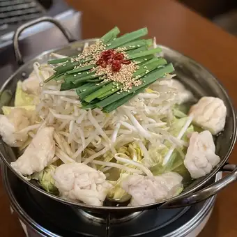 もつ鍋や焼き物が入ったコース！