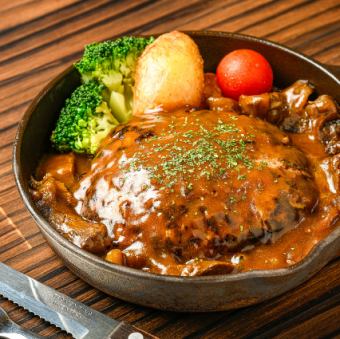 카레 삶은 햄버거 <중신>(200g)