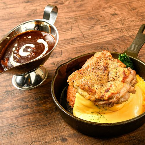 牛肉炖鸡配鸡饭(普通)