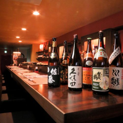 お酒も種類豊富♪