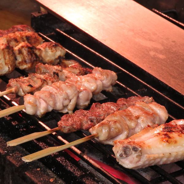 [We're also proud of our sauce!] Delicious yakitori grilled over binchotan charcoal