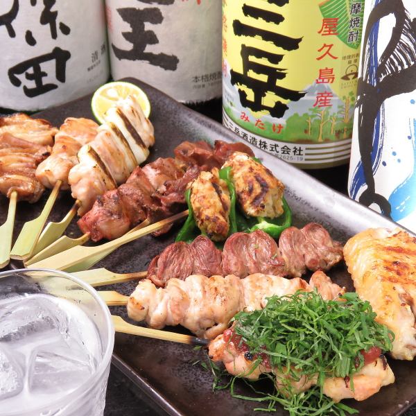 [Just a drink♪] Enjoy some yakitori and beer!