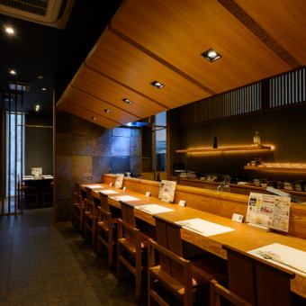 【カウンター席×6席】