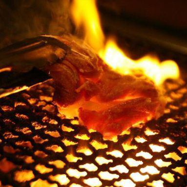 特别关于烧烤的家庭九州的“Momo炭火烤”1400日元