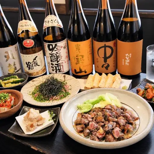 【¥8000】Jidori-ya 特别九道菜套餐【包含 2.5 小时畅饮，含高级烧酒和清酒】