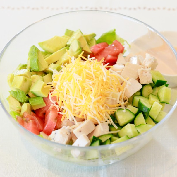 Cobb Salad with Plenty of Vegetables