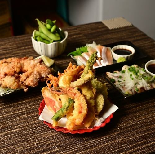我們的特色沖繩天婦羅拼盤!