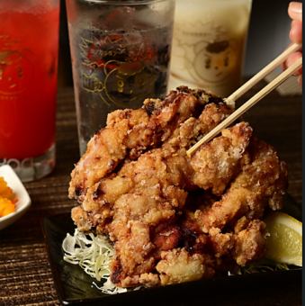 Deep fried whole chicken