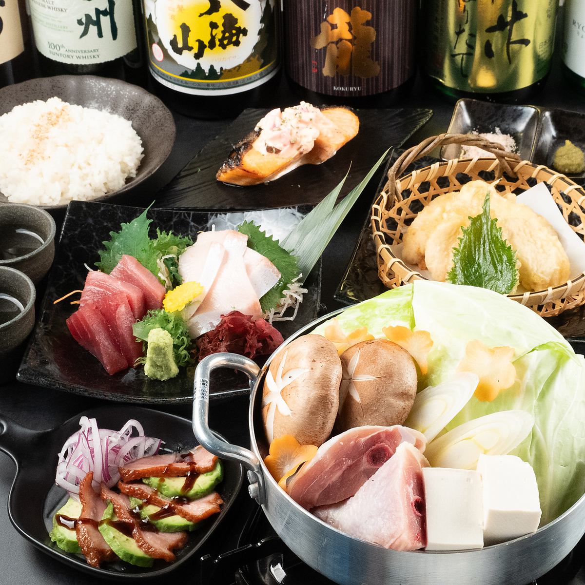 We offer courses with all-you-can-drink options◎