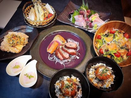 ≪150分飲み放題付≫【洋風ゆかりコース】6000円(8品)