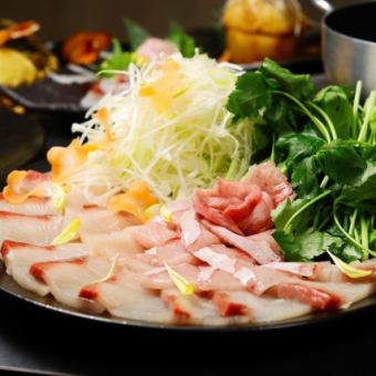 ≪150分飲み放題付≫【ぶりしゃぶコース】7000円(7品)