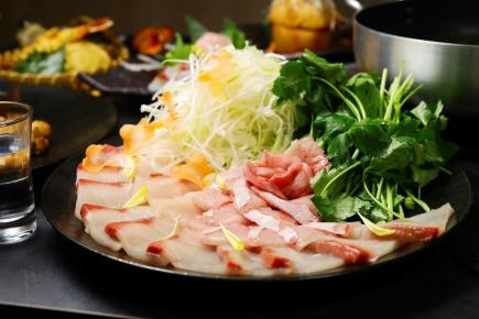 ≪150分飲み放題付≫【ぶりしゃぶコース】7000円(7品)