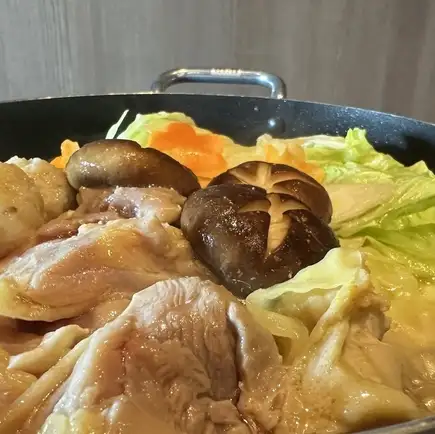 【忘年会】鶏白湯鍋コース ¥3,000(6品)