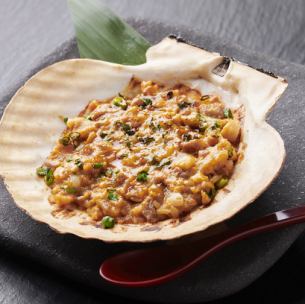 海鮮なめろうの漁師焼き