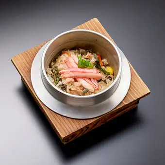 「かに」釜めし