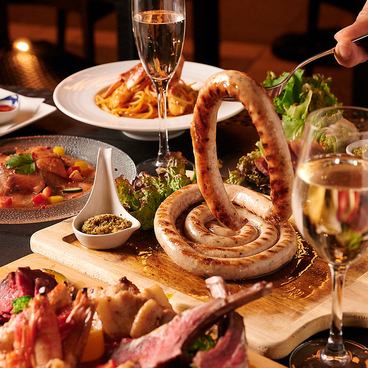 【自慢の食べ放題】世界のソーセージ食べ放題コース含 2h飲み放題付き 全11品 3,980円