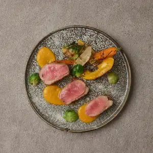 鴨ロース肉　オレンジマスタードソース