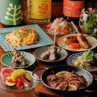 【人気No.1】90分飲み放題付き◆鶏とRAM満喫コース　4500円(税込)