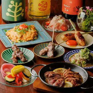 [Luxurious Tasting Set] 90-minute all-you-can-drink included ◆ Chicken and Ramen Premium Course 5500 yen (tax included)