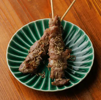 ラムせせり串（クミンソルト）