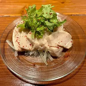 Chicken ham marinated in fish sauce