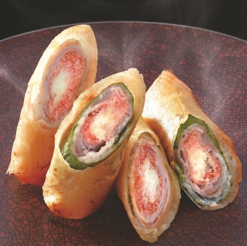 大人気！あつあつトロトロ♪　【博多めんチー揚げ】