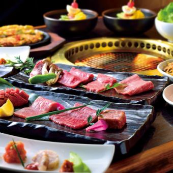 黒毛和牛・福寿コース【ご予約不要・当日OK】　8,000円(税込8,800円)