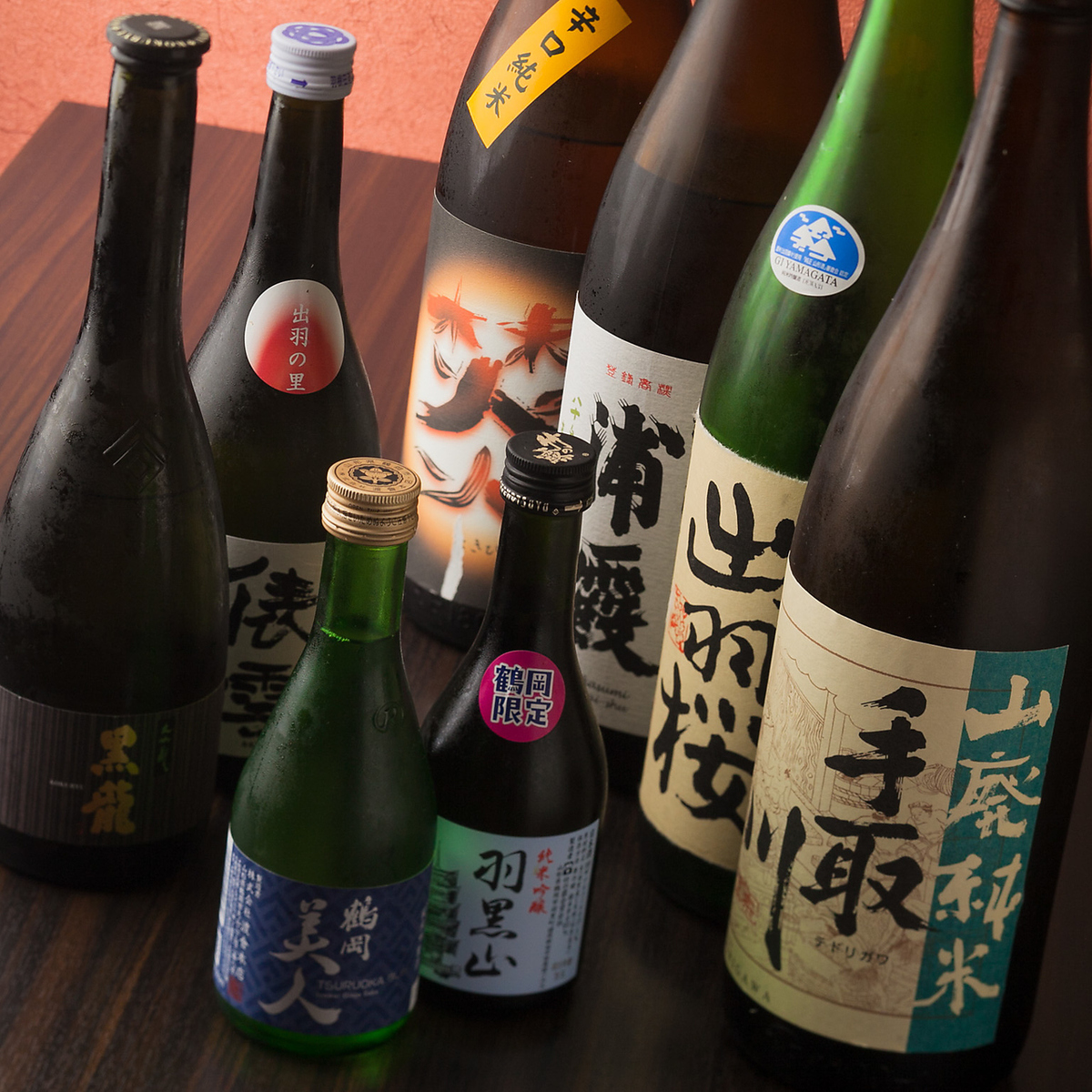 日本酒や焼酎10種類以上！ワインやビールあります！