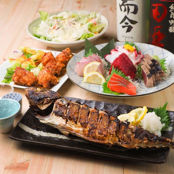 九州料理・新鮮な素材を使った自慢の逸品の数々。しゃぶしゃぶ・鯖姿焼き・伊勢海老。夏の美味を個室で堪能
