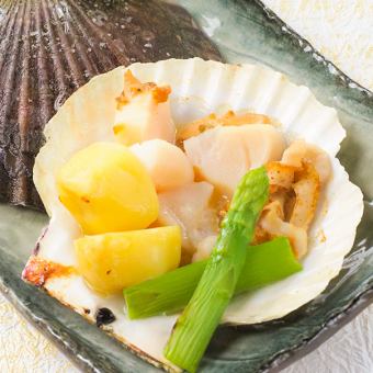 Special scallop butter grilled from Eruption Bay
